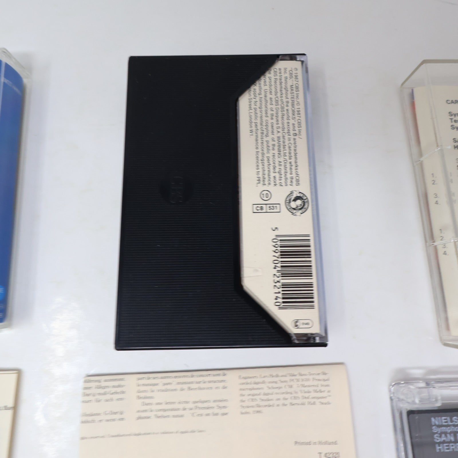 Carl Nielsen 3 Cassettes Lot Symphonies #1-3 Esa-Pekka Salonen/Herbert Blomstedt