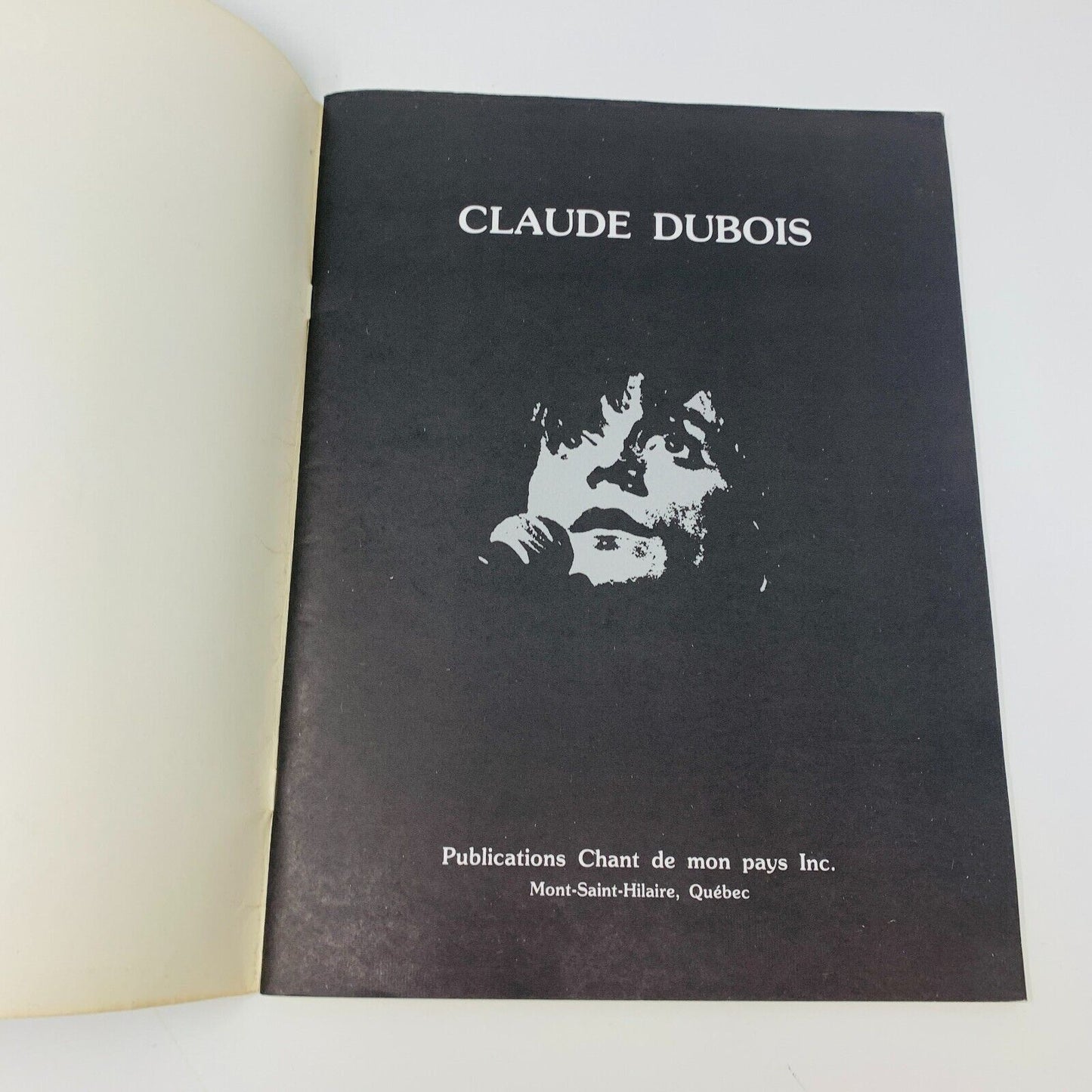 1979 Claude Dubois Partitions Songbook Chant de Mon Pays Piano Guitar Québécois