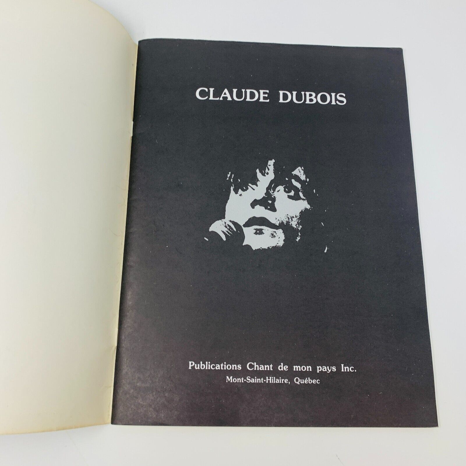 1979 Claude Dubois Partitions Songbook Chant de Mon Pays Piano Guitar Québécois