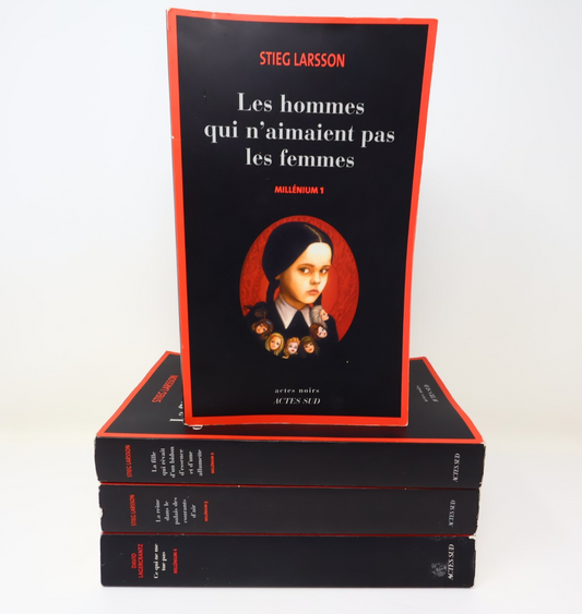 Millénium #1-4 Lot 4 Livres Stieg Larsson/David Lagercrantz PB Français French