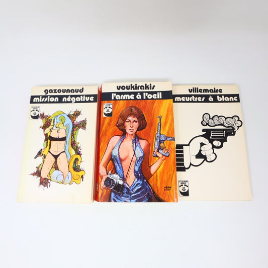 Le Cadavre Exquis #1-2, 4 Lot 3 Livres Villemaire Voukirakis Gazounaud Français