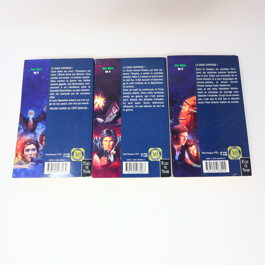 La Croisade Noire du Jedi Fou #1-3 Star Wars Thrawn Lot 3 Livres Timothy Zahn PB