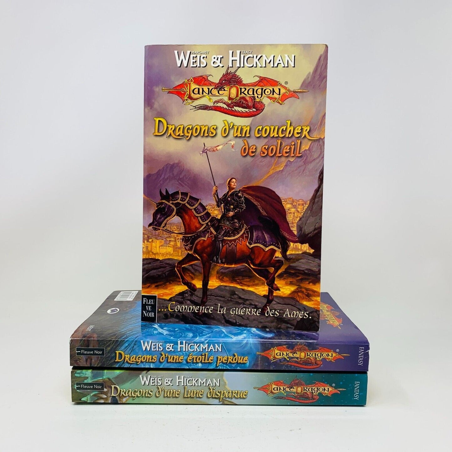 Lancedragon Trilogie La Séquence de la Guerre des Ames Grand Format Lot Livres