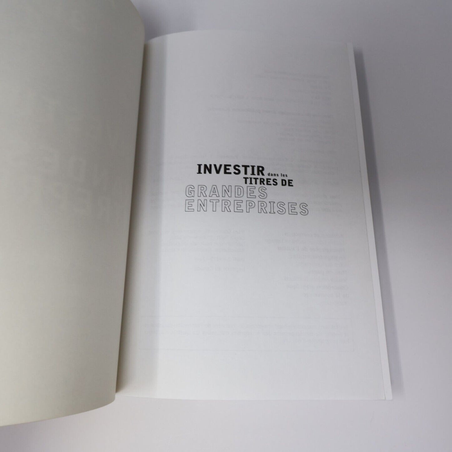2000 Investir dans les Titres de Grandes Entreprises L'Amérique Boursière #3 PB