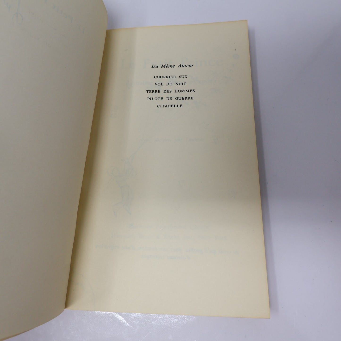 Le Petit Prince Saint Exupéry Harbace Paperbound Library Harcourt 1971 Enfants