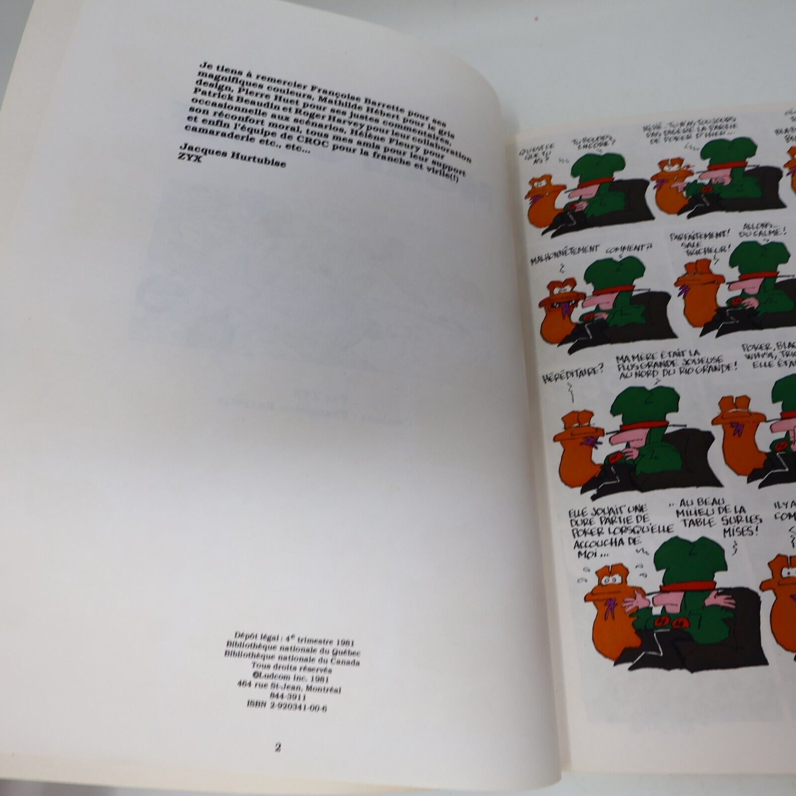 Le Sombre Vilain Mort ou Vif Zyx 1981 Croc Album Français Bande Dessinée Bd 80s