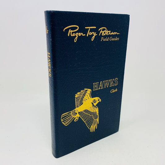 1987 Hawks Roger Tory Peterson Field Guide Collector's Ed Leather Bound Clark