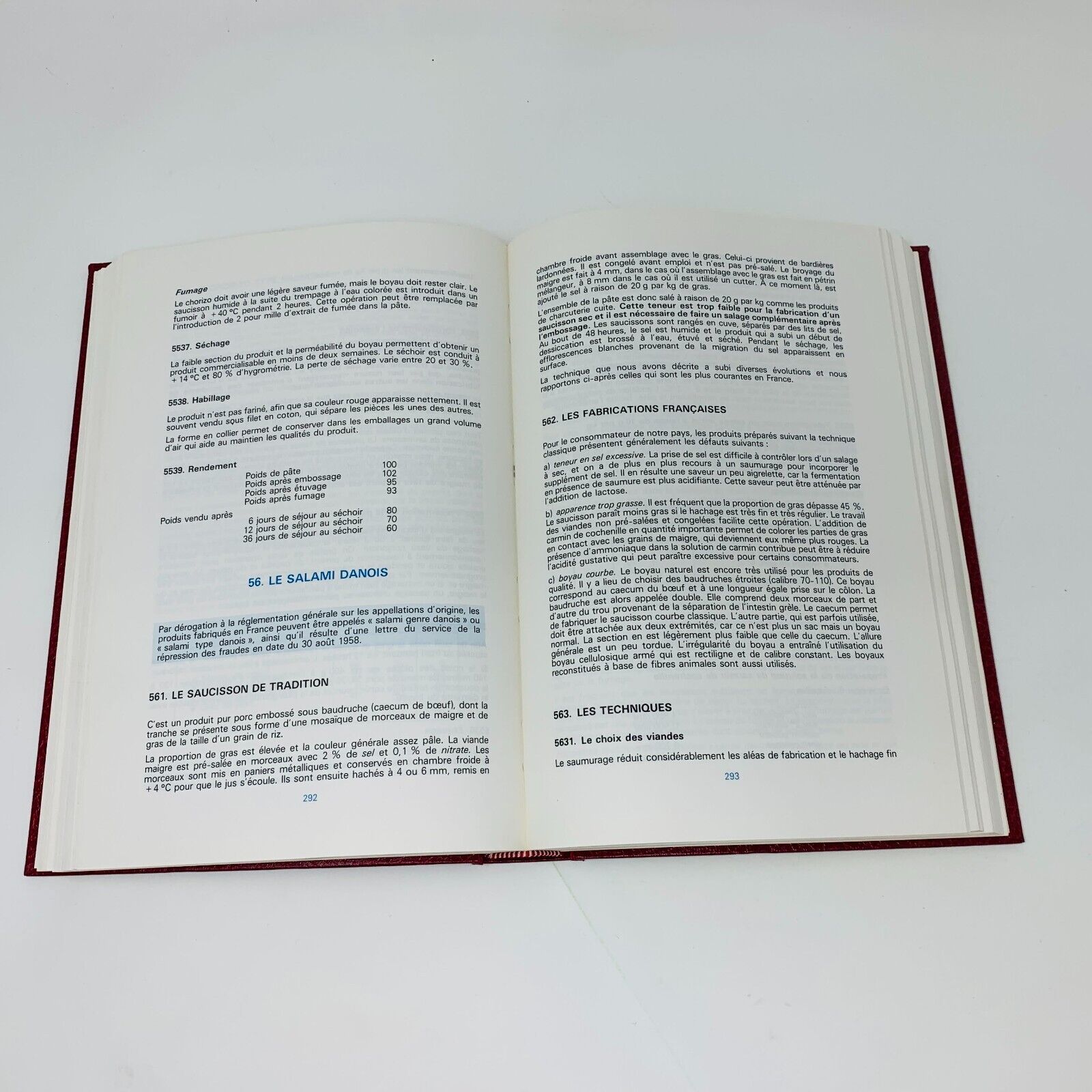 1978 La Charcuterie Crue et les Produits Saumurés Soussana Marcel Migaud Cuisine