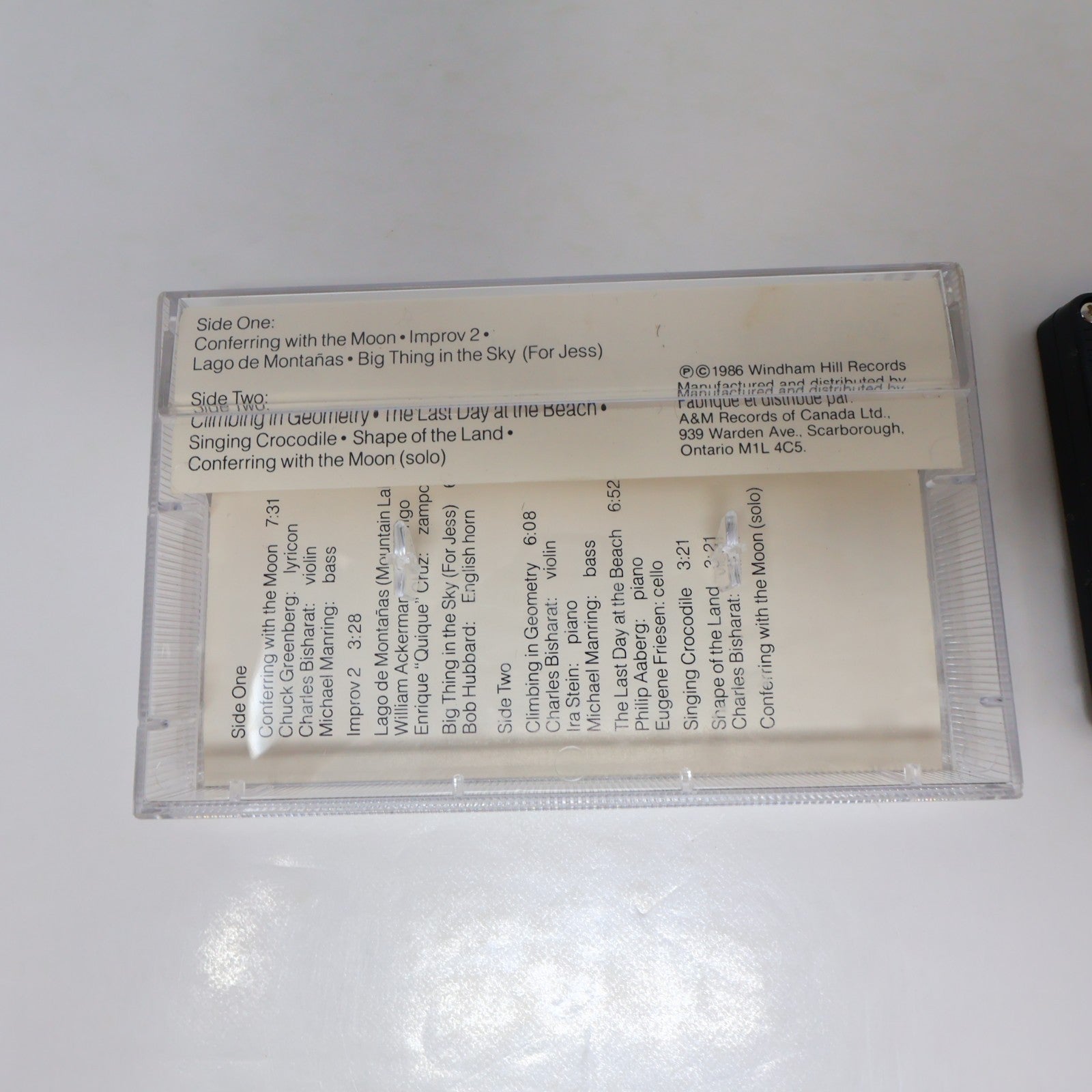 William Ackerman Conferring With The Moon Cassette Windham Hill Records 1986
