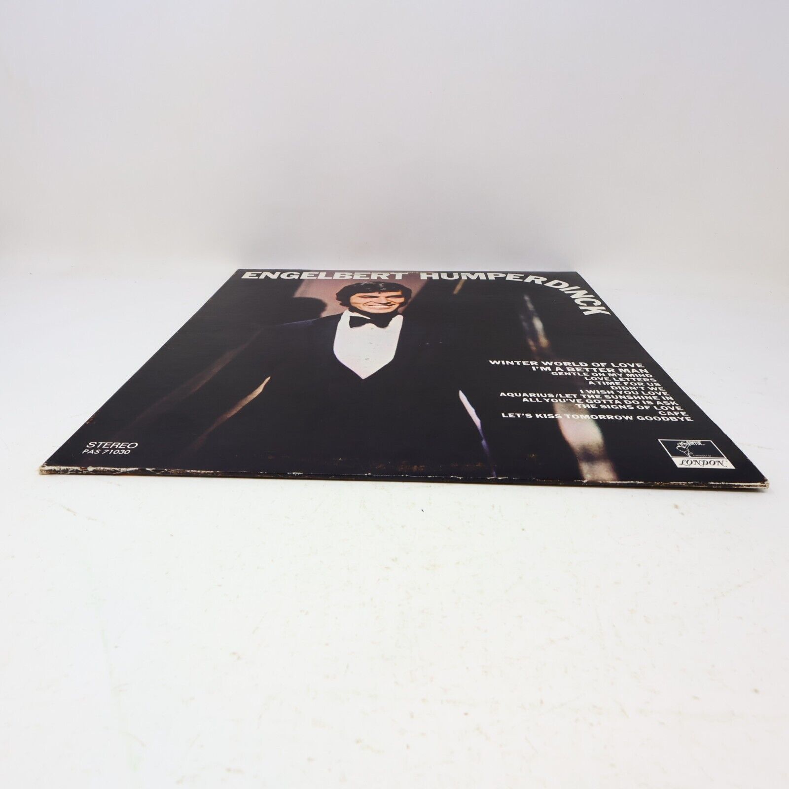 Engelbert Humperdinck Self Titled LP Record Vinyl Parrot PAS 71030 Canada 1969