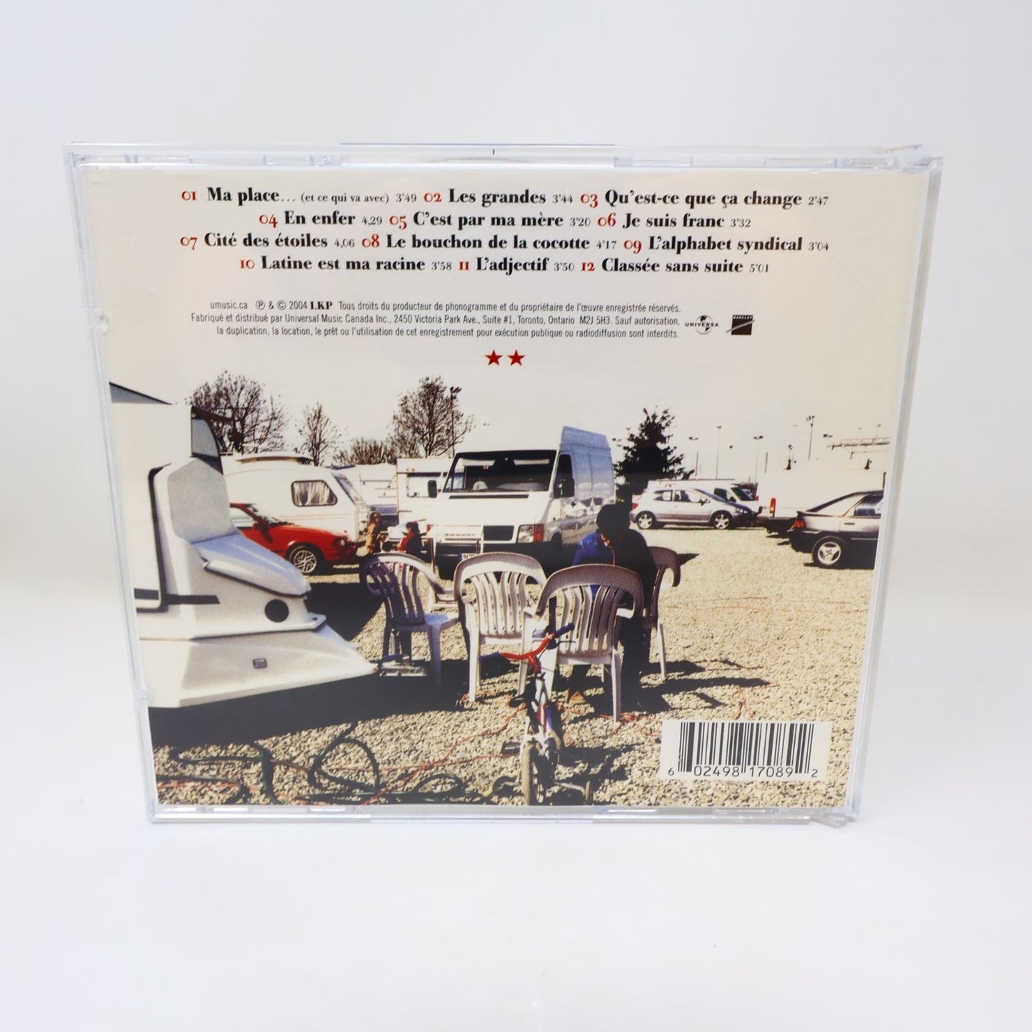 Magyd Cherfi Cité des étoiles CD 2004 Français/French Pop Folk Universal Music