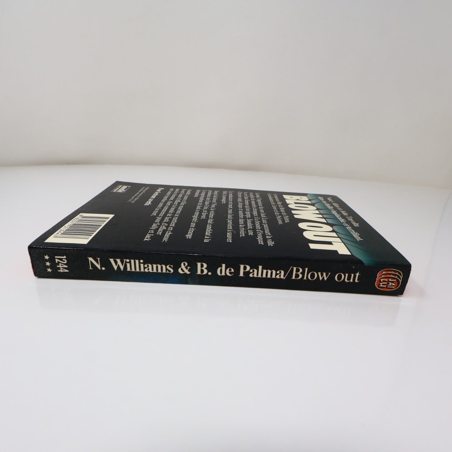 Blow Out Neal Williams/Brian de Palma J'ai Lu 1982 Thriller Film Français Livre