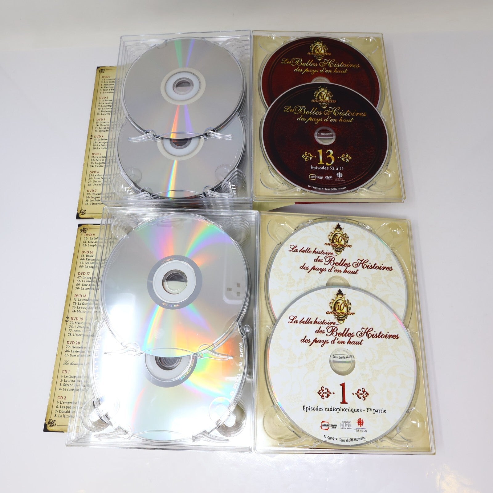 Les Belles Histoires des Pays d'en Haut Coffret 20 DVD/8 CD 4:3 Séraphin/Donalda