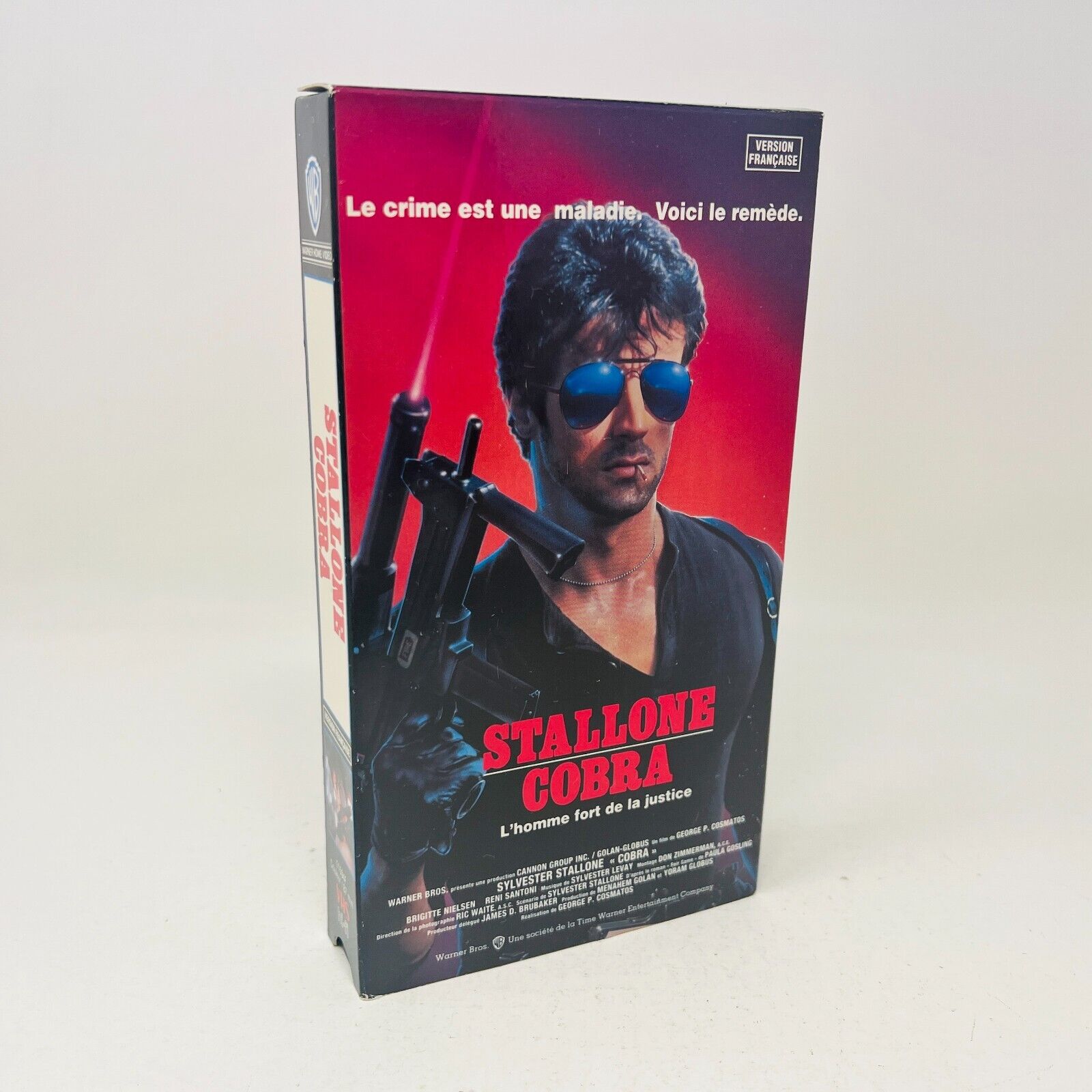 1994 Cobra VHS NTSC Testé en Français/in French Sylvester Stallone Action