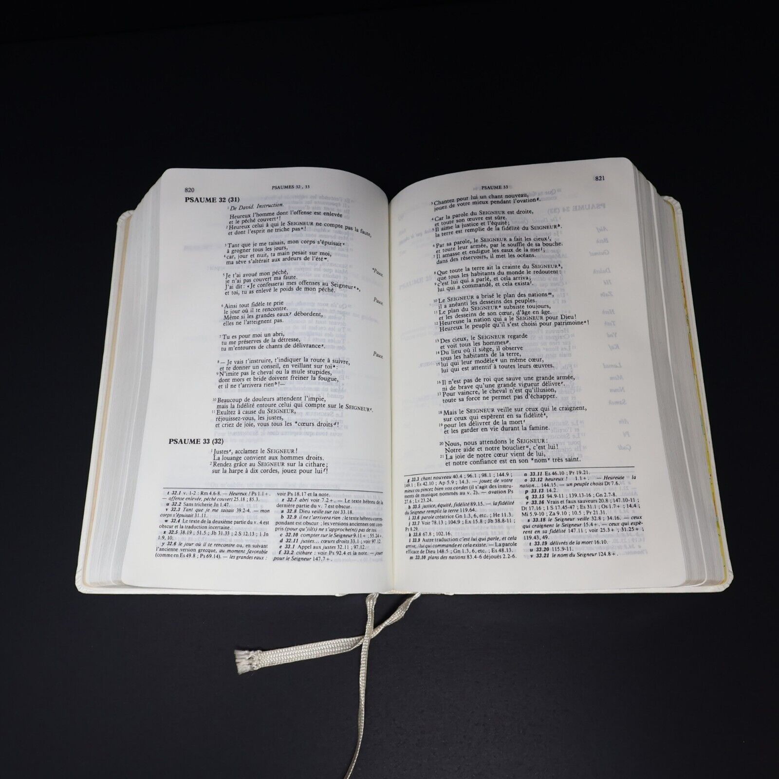 1988 La Sainte Bible de Mariage TOB Hardcover HC Societe Biblique Canadienne 80s