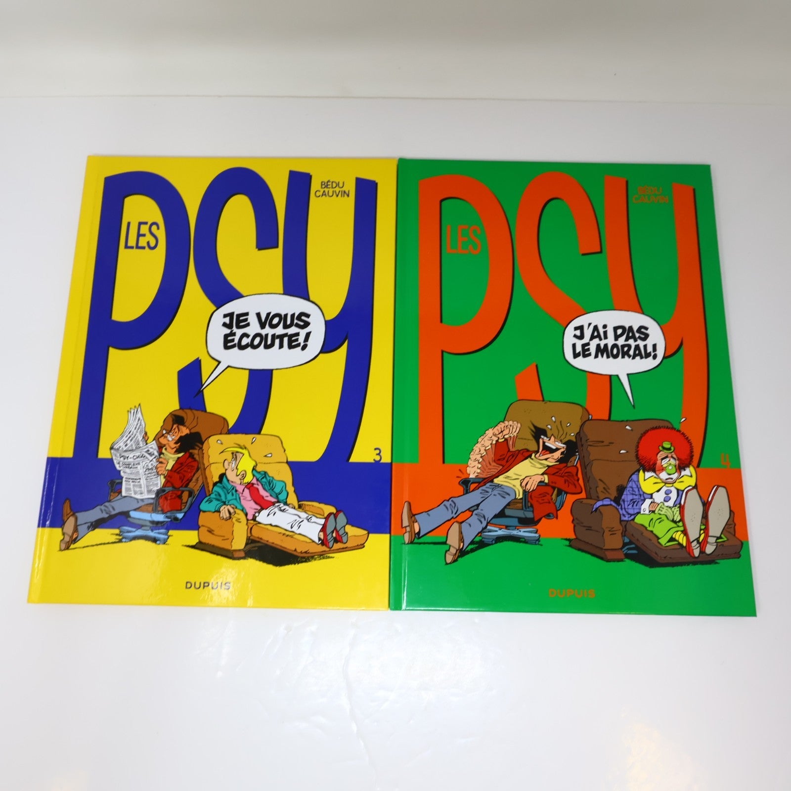 Les Psy #1-14 Lot 14 Bandes dessinées Bédu/Raoul Cauvin Dupuis Dites-Moi Tout!