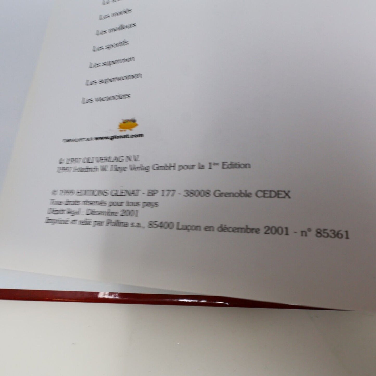 Guillermo Mordillo Lovestory / Livre d'Or Lot 2 Bandes Dessinées Français Glénat