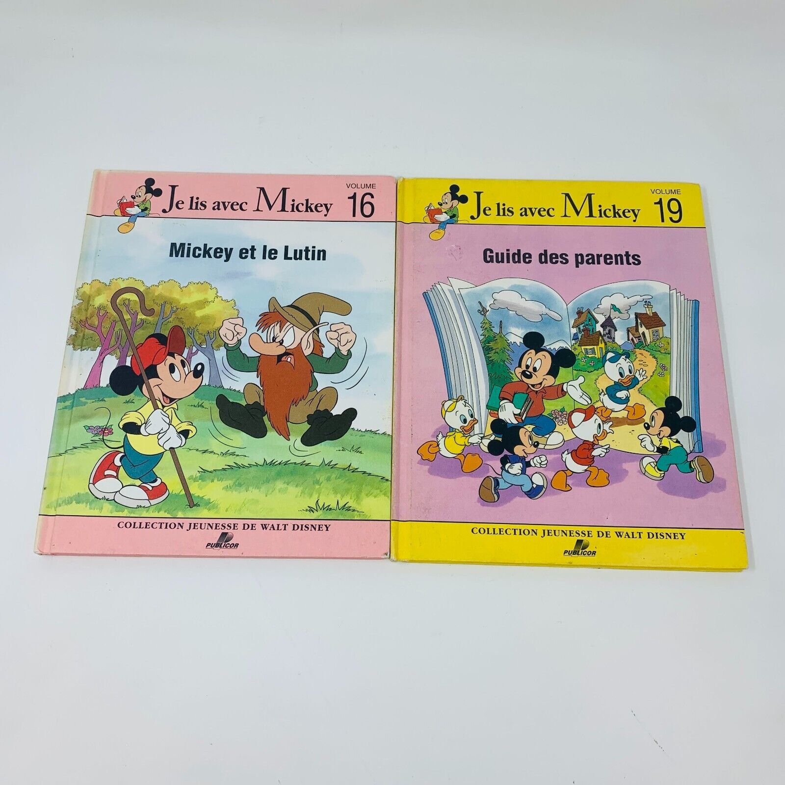 Je Lis avec Mickey Lot de 14 Livres Disney Enfants Français Children French 90s