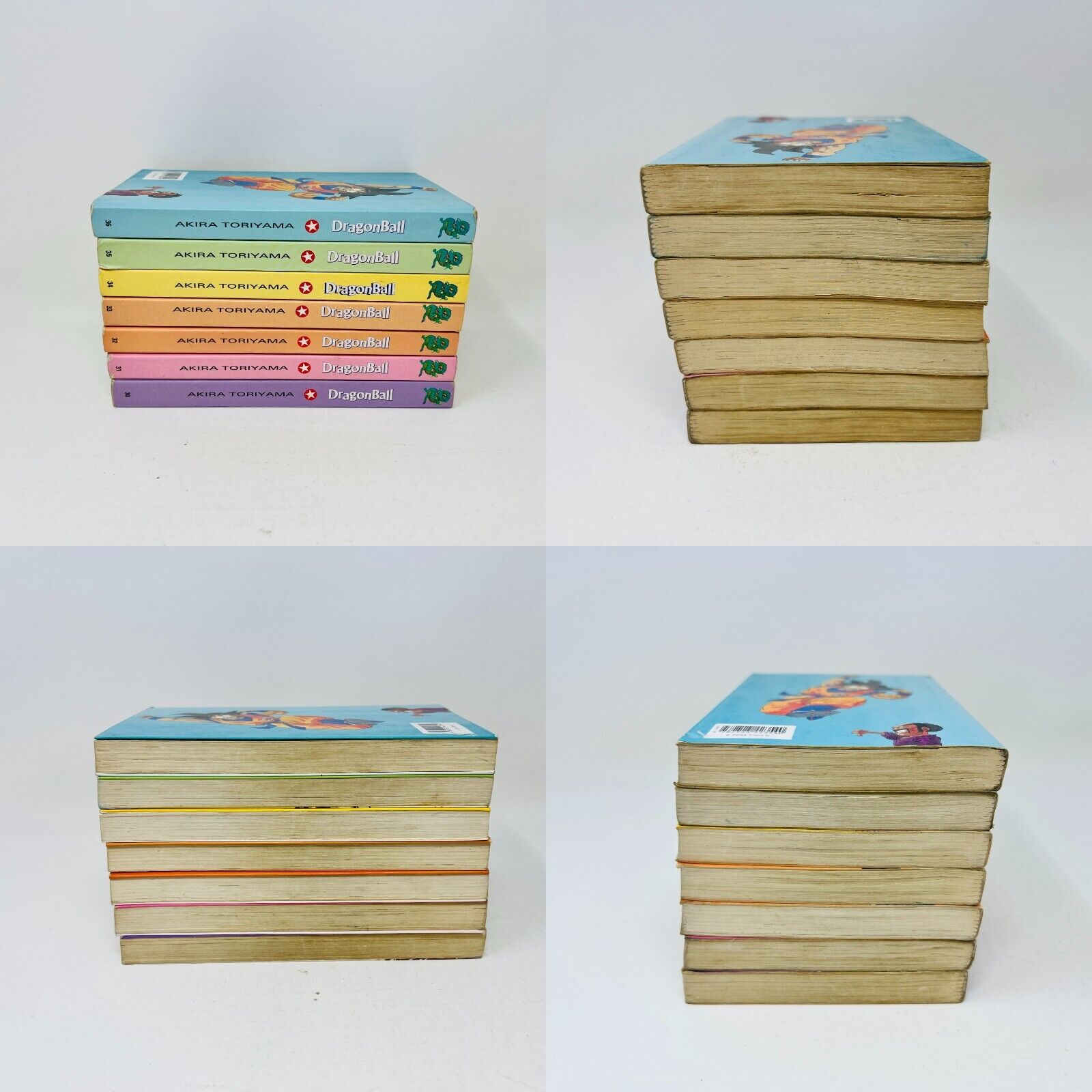 7x Dragon Ball Glénat #30-36 Lot Mangas Akira Toriyama Réunification 1998-99 PB