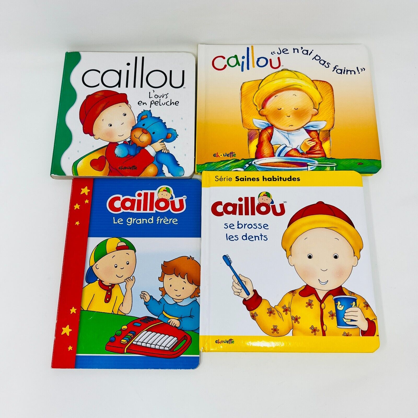 8x Caillou Jeunes Enfants Histoires Français Lot Livres Young Children French
