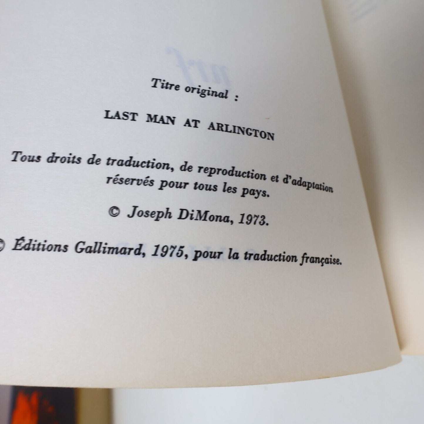 Lot 2 Joseph Dimona nrf La Dernière Cible Vengeance Atomique Livres Français 70s