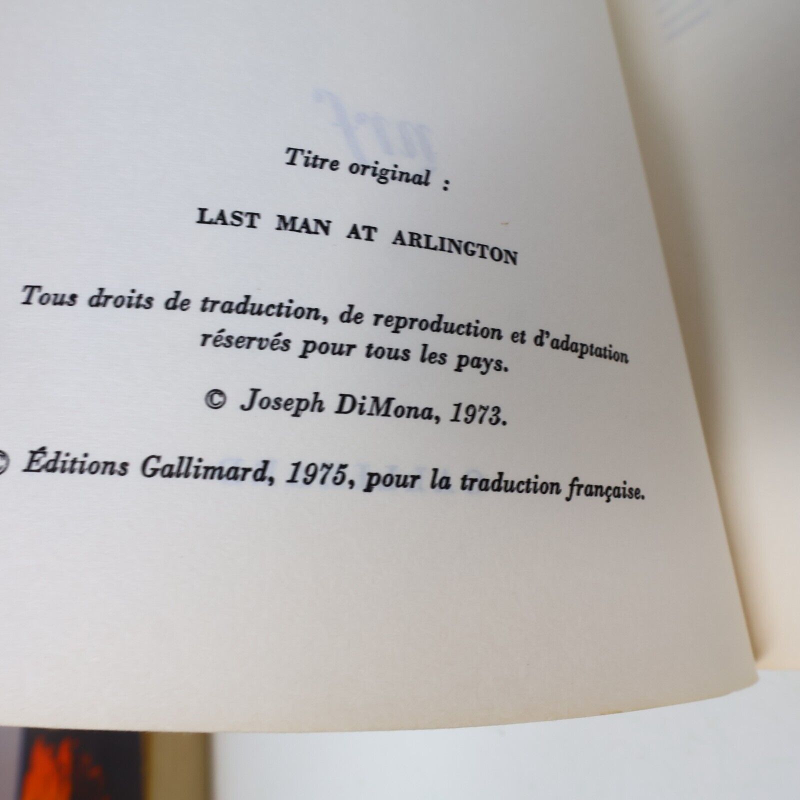 Lot 2 Joseph Dimona nrf La Dernière Cible Vengeance Atomique Livres Français 70s