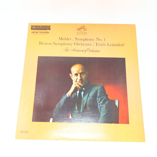 Mahler Boston Symphony Orchestra Erich Leinsdorf Symphony 1 Record LM-2642 Mono
