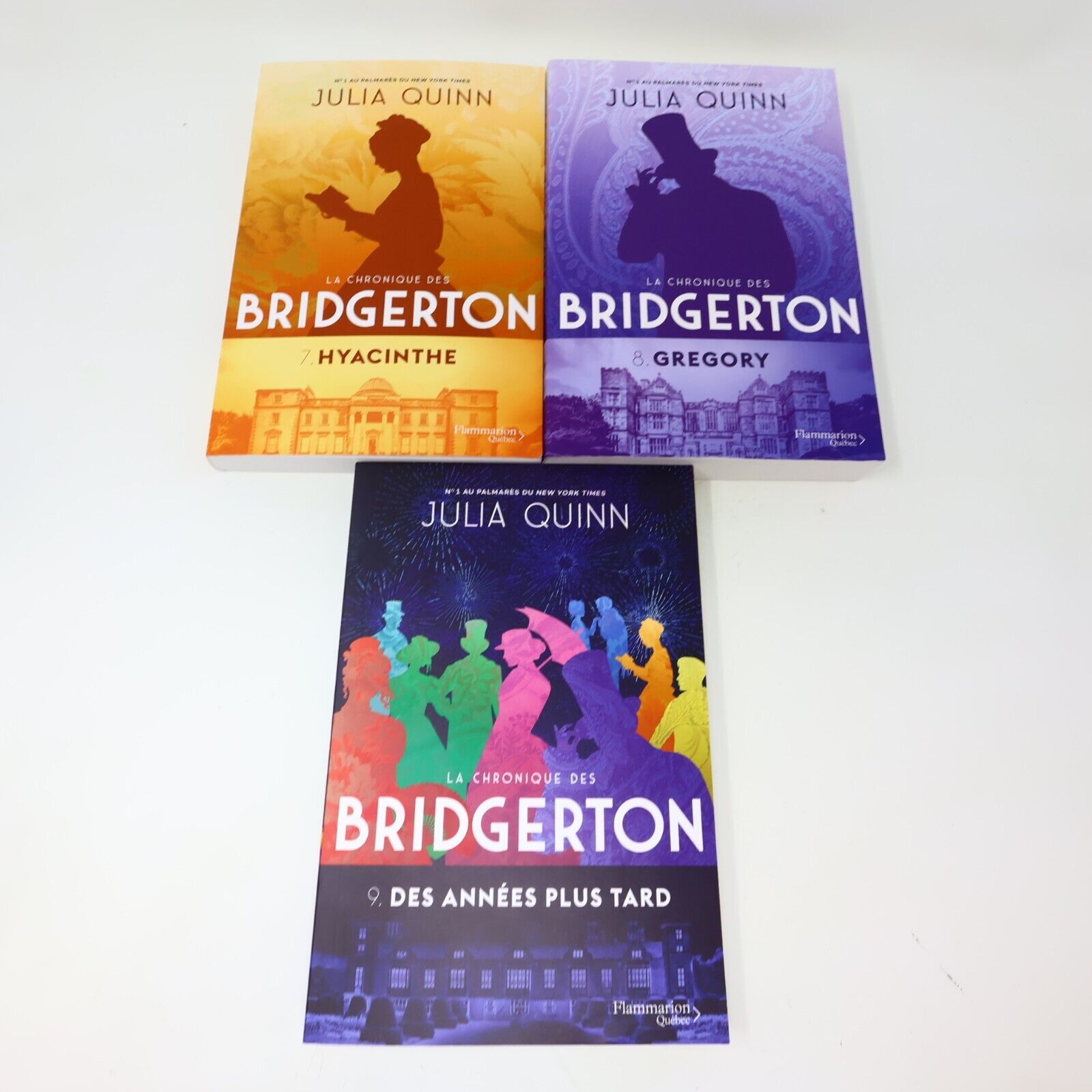 La Chronique des Bridgerton #1-9 Lot 9 Livres Julia Quinn Série Complète French