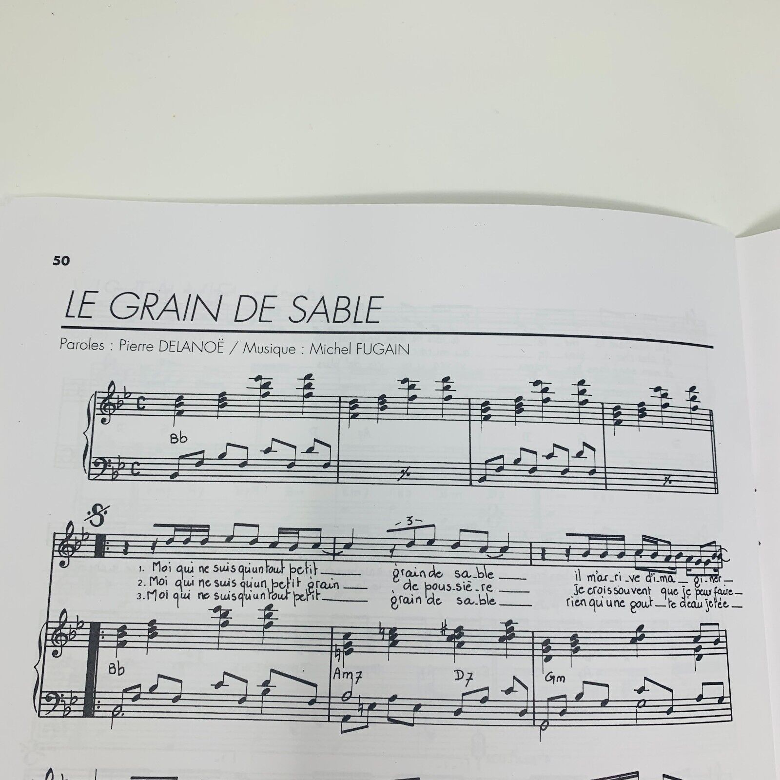 1991 Michel Fugain Livre d'Or Partitions Songbook Musicom Piano Français French