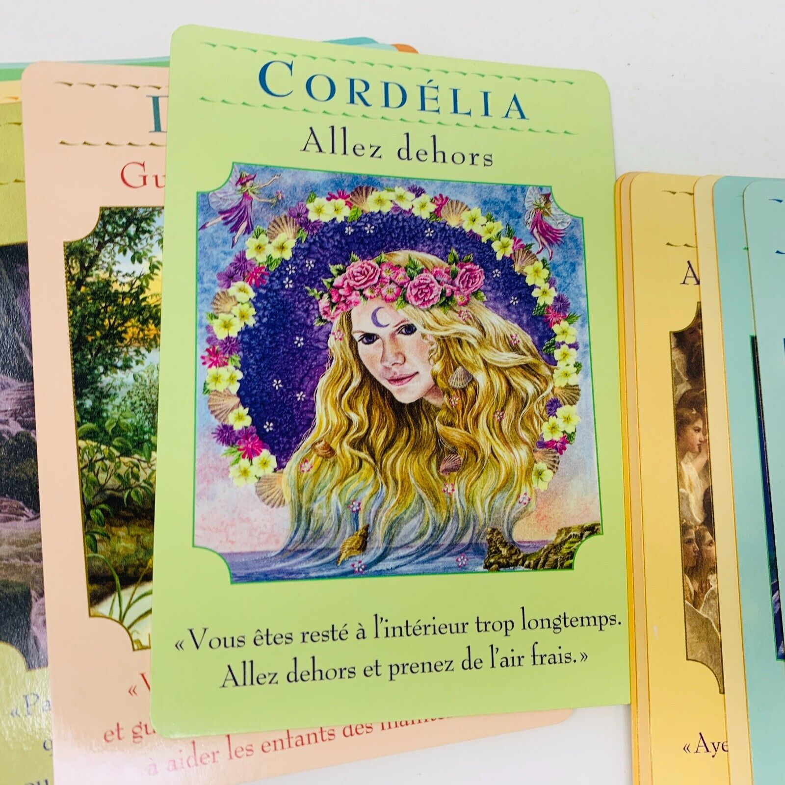 Cartes Oracles des Déesses Complet Ada Doreen Virtue 44 Cartes Guide Divination