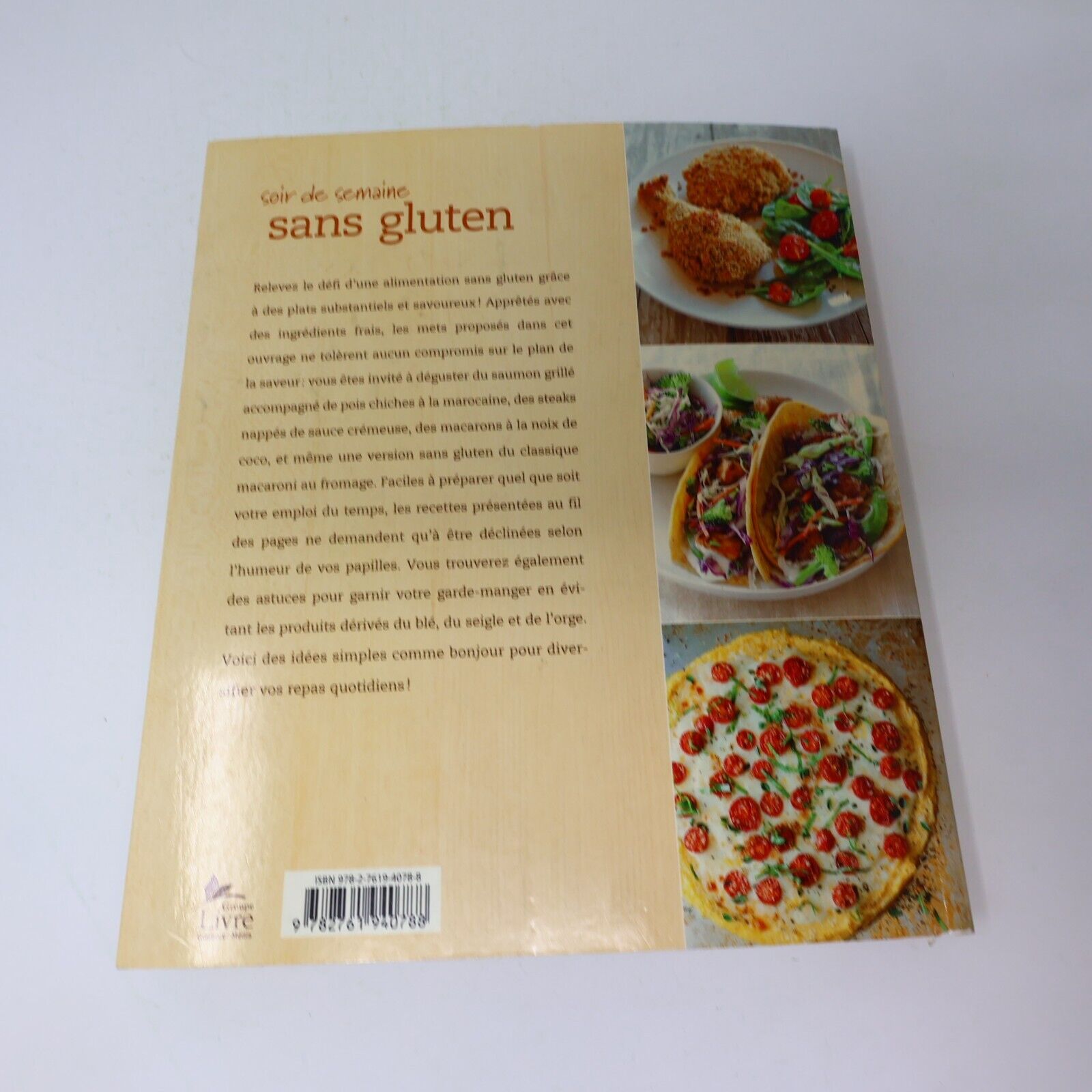 Sans Gluten Lot 4 Livres Cuisine Santé Soir de Semaine 21 Jours Menus Recettes