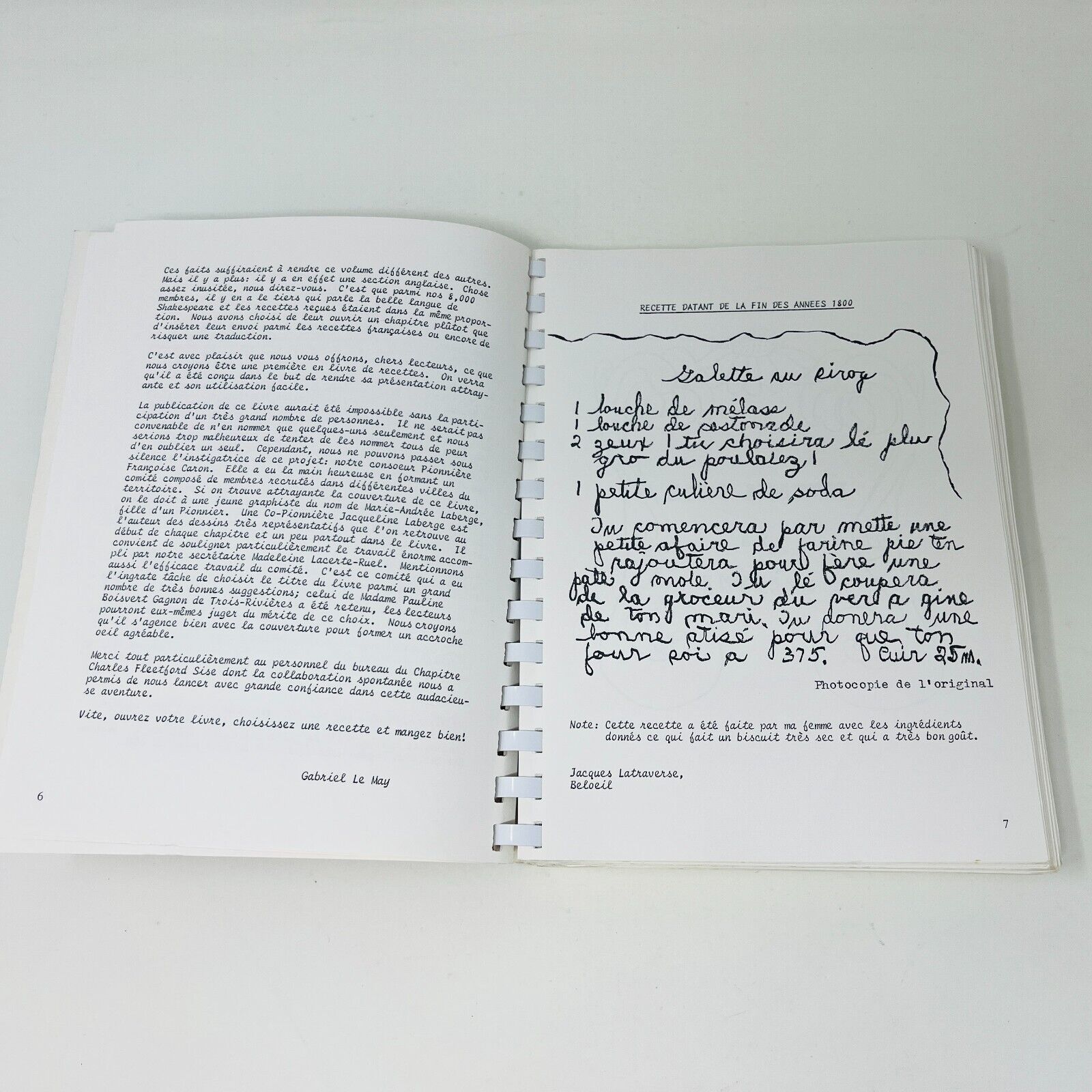 1982 Les Pionniers Vous Suggèrent Livre Recettes Cuisine Téléphone d'Amérique