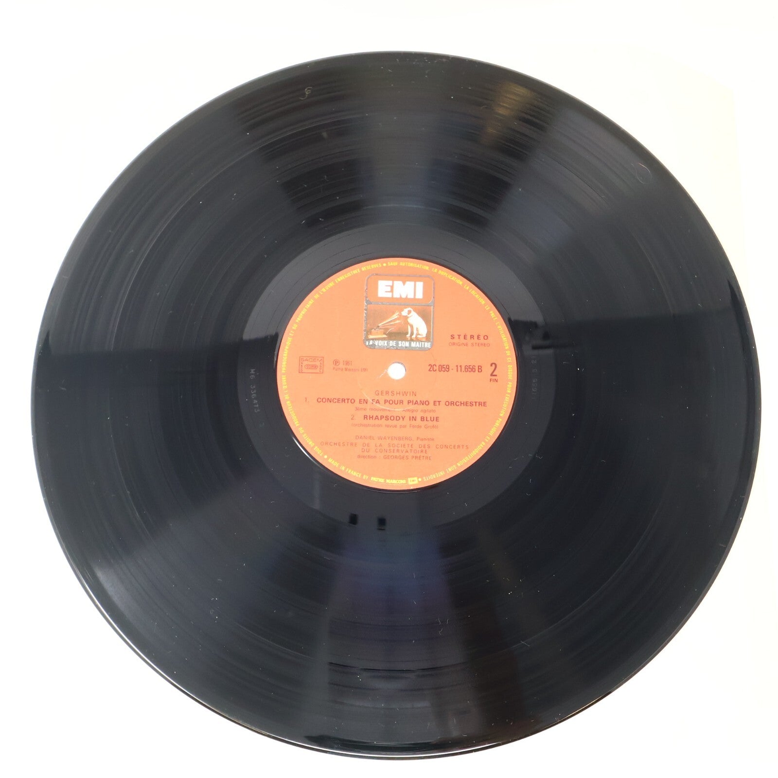 Gershwin Rhapsody In Blue Daniel Wayenberg G. Prêtre Disque Record C 059-11656
