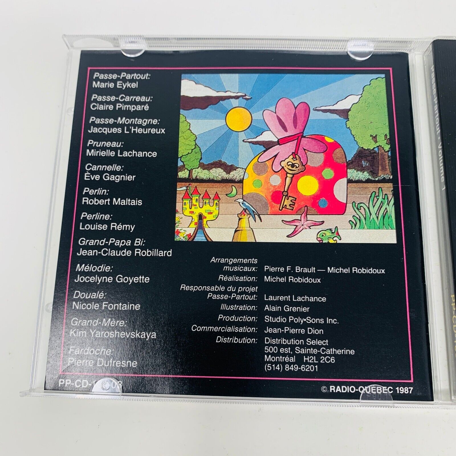 1987 Passe-Partout Volume 1 CD Chansons & Musique Enfants Français Radio Québec