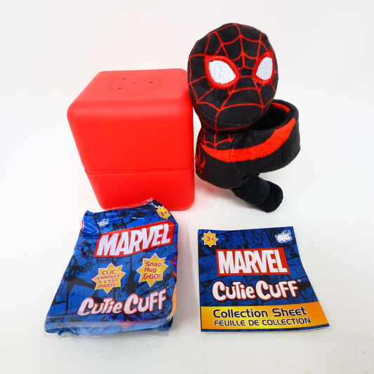 Kid Arachnid Spiderman Miles Morales Marvel Cutie Cuff Snap Hug & Go Figure