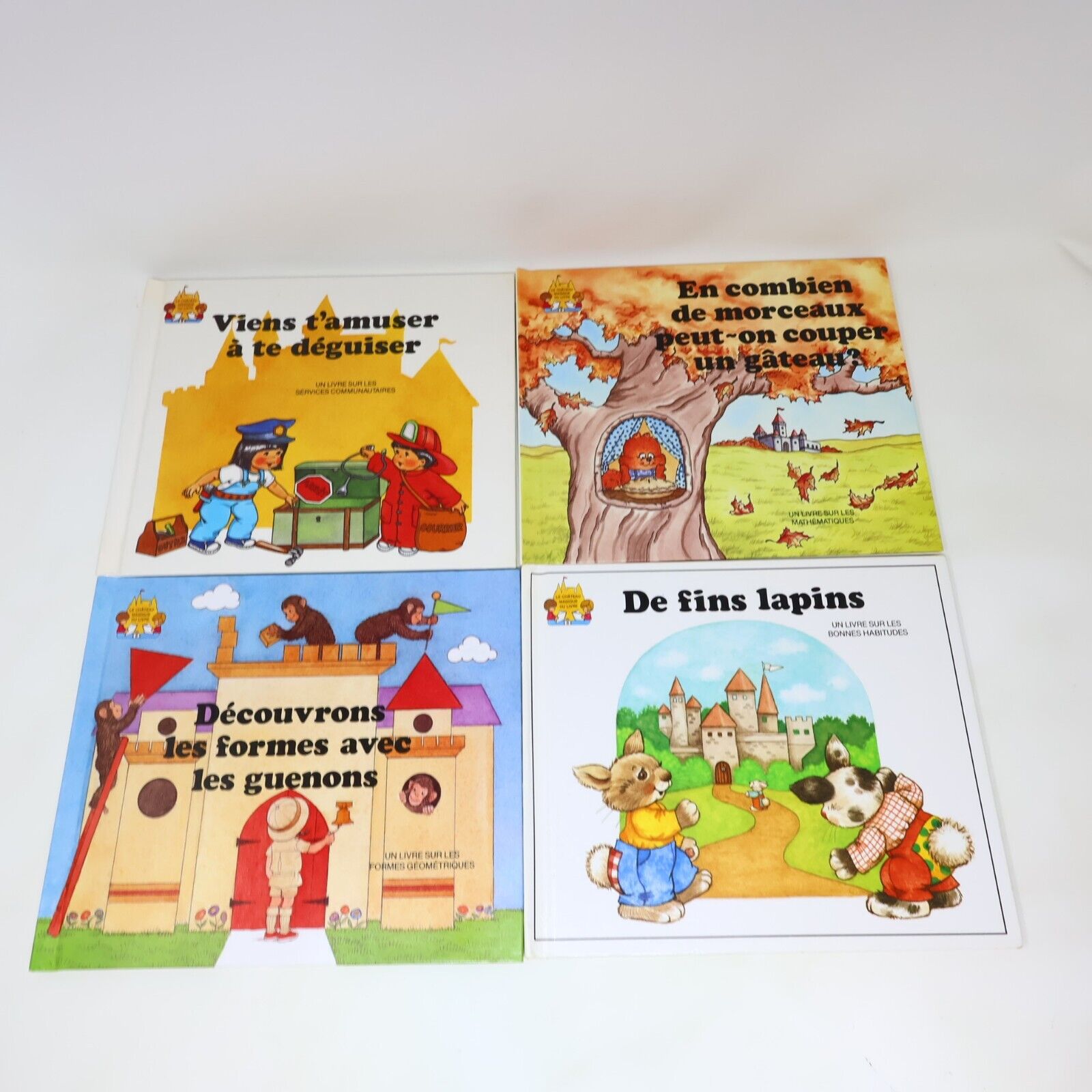 9x Le Château Magique du Livre Jeunes Enfants Moncure Grolier Lot Livres French