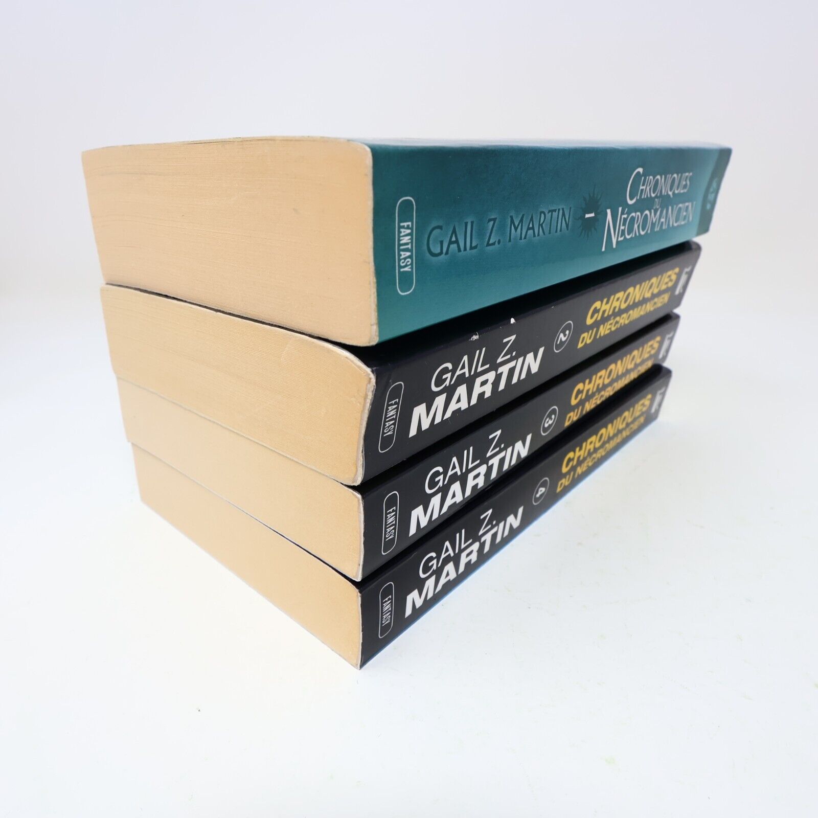 Lot 4 Livres Chroniques du Nécromancien #1-4 Gail Z. Martin Fantasy Français PB