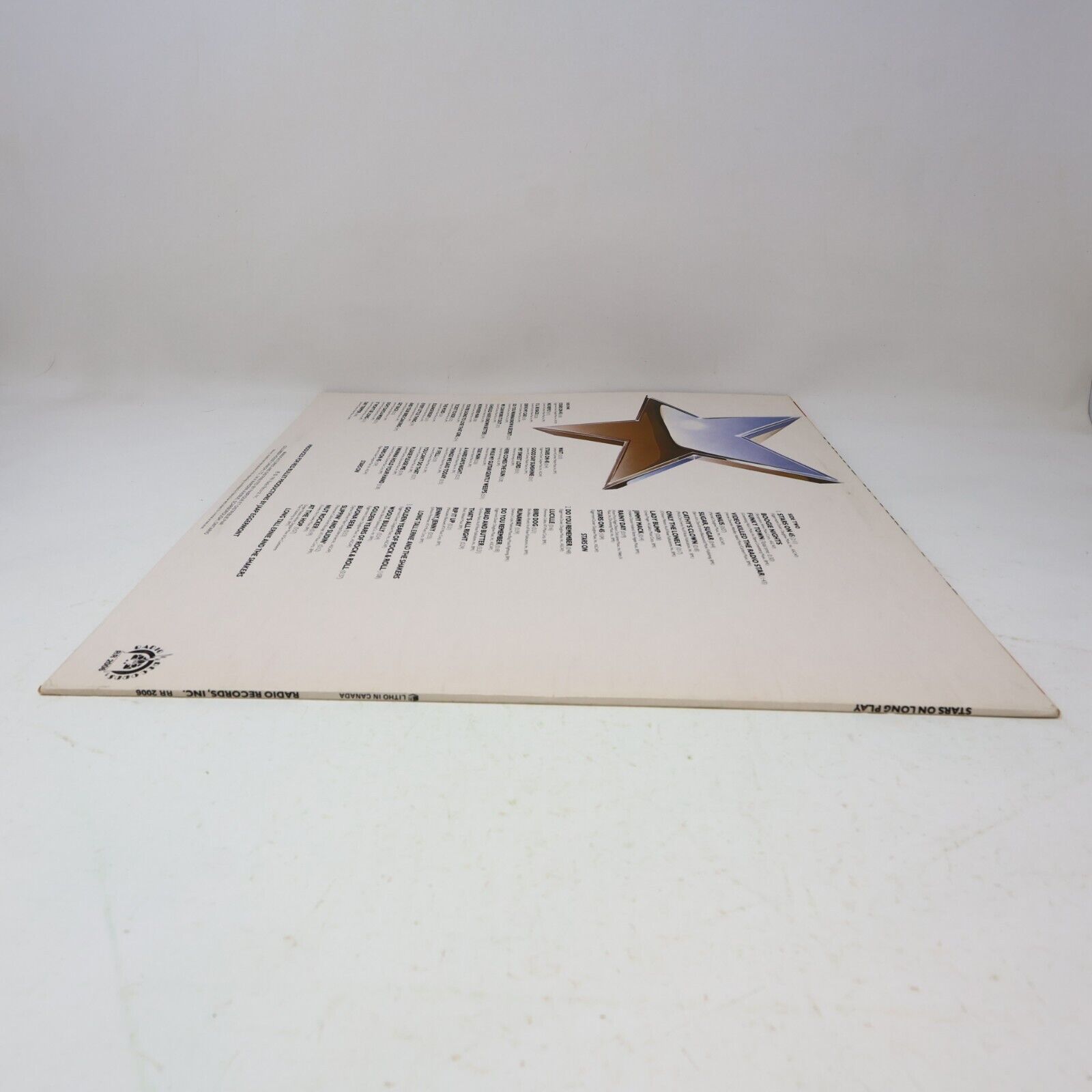 Stars On Long Play LP Record Vinyl 1981 RR 2006 Canada Radio Records Disco 80s