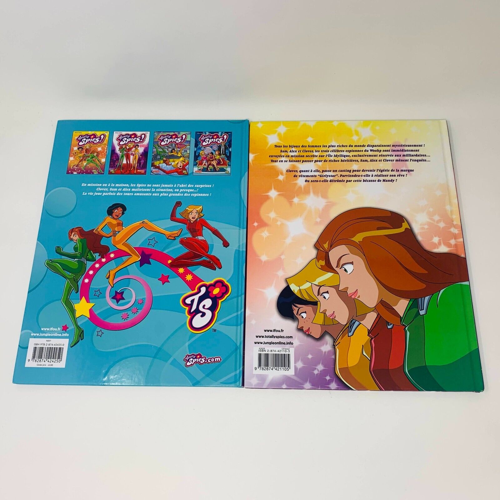 Totally Spies! #1 4 Lot de 2 Bandes Dessinées BD Jungle Grisseaux & Delahayre