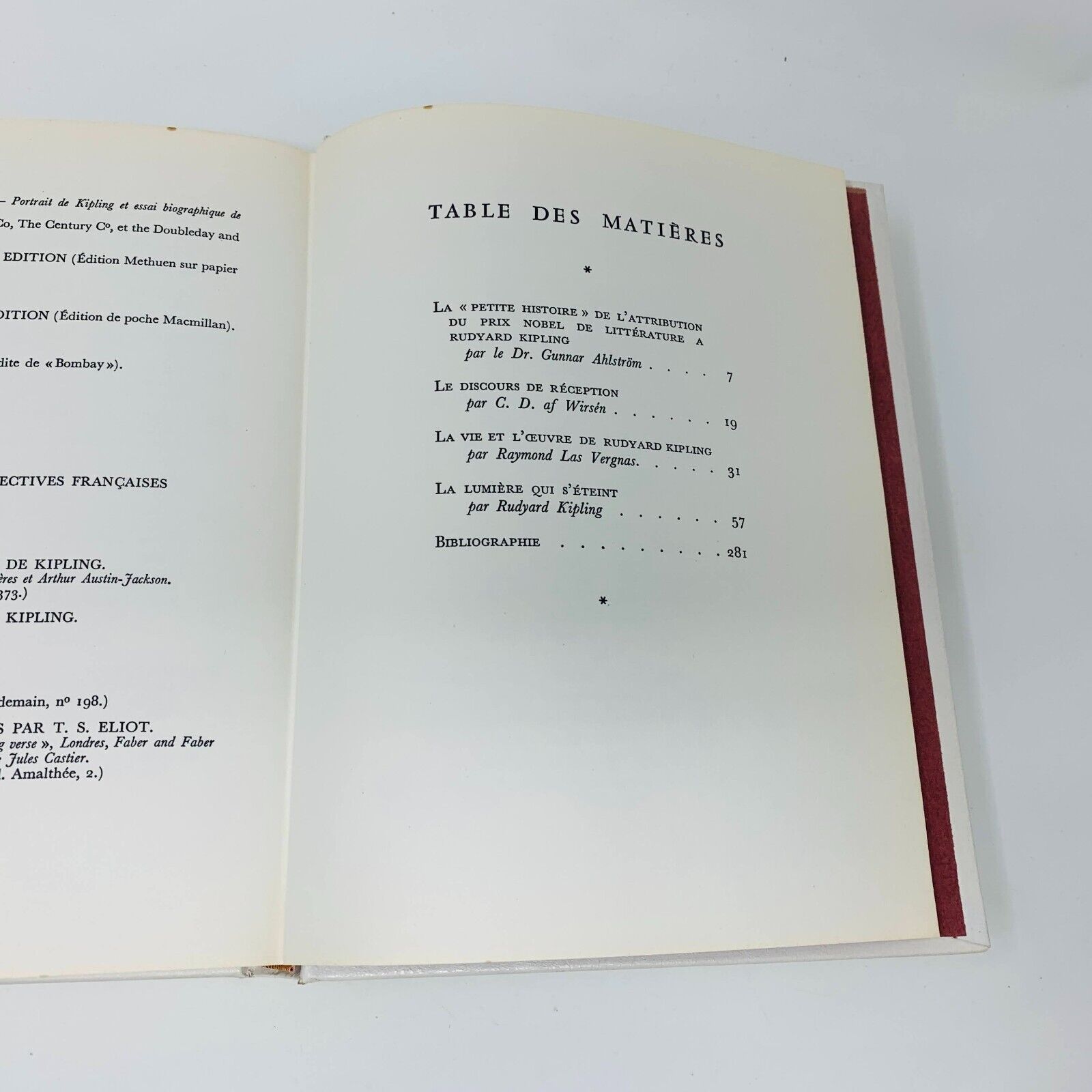 1960 La Lumière qui s'Éteint Rombaldi Nobel Rudyard Kipling Picasso Cover French