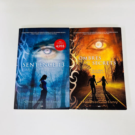 Sentence 13 #1-2 de Shannon Delany Ada en Français/French Lot Ombres et Secrets