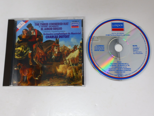 Manuel De Falla CD The Three Cornered Hat/El Amor Brujo Charles Dutoit/OSM/Boky