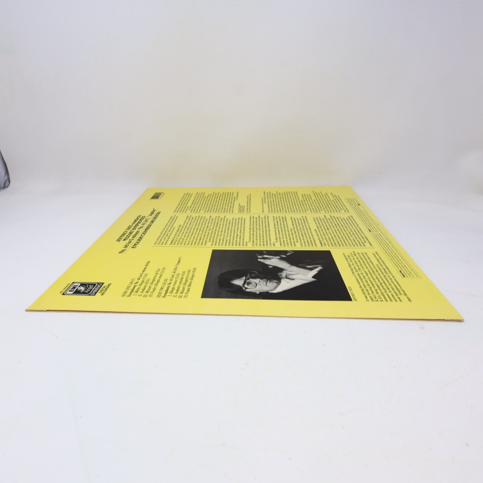 Jeffrey Tate English Chamber Orchestra Mozart Symphony 40-41 LP Record AE-344440