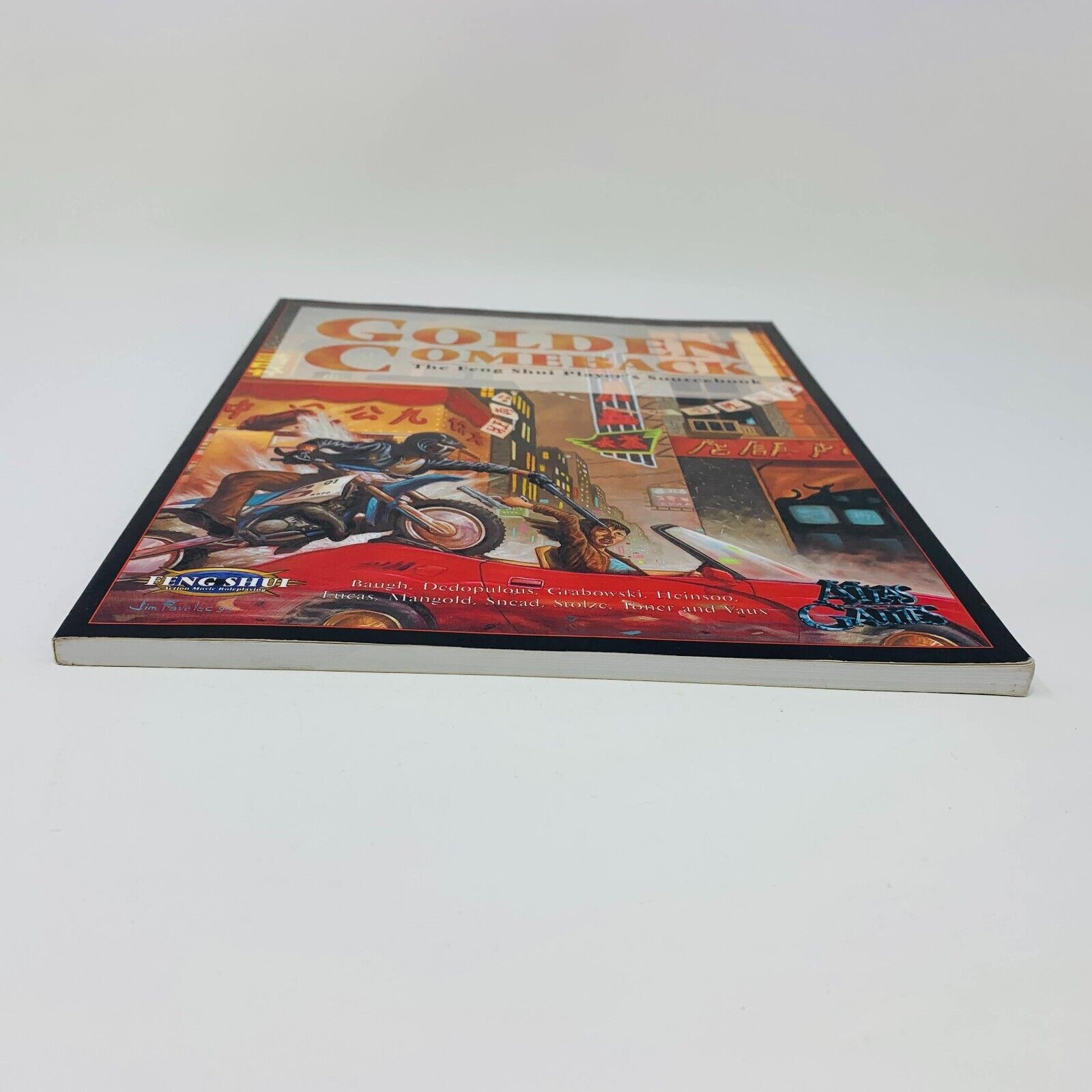 2000 Golden Comeback Feng Shui Players Sourcebook RPG Book Atlas Games AG4002