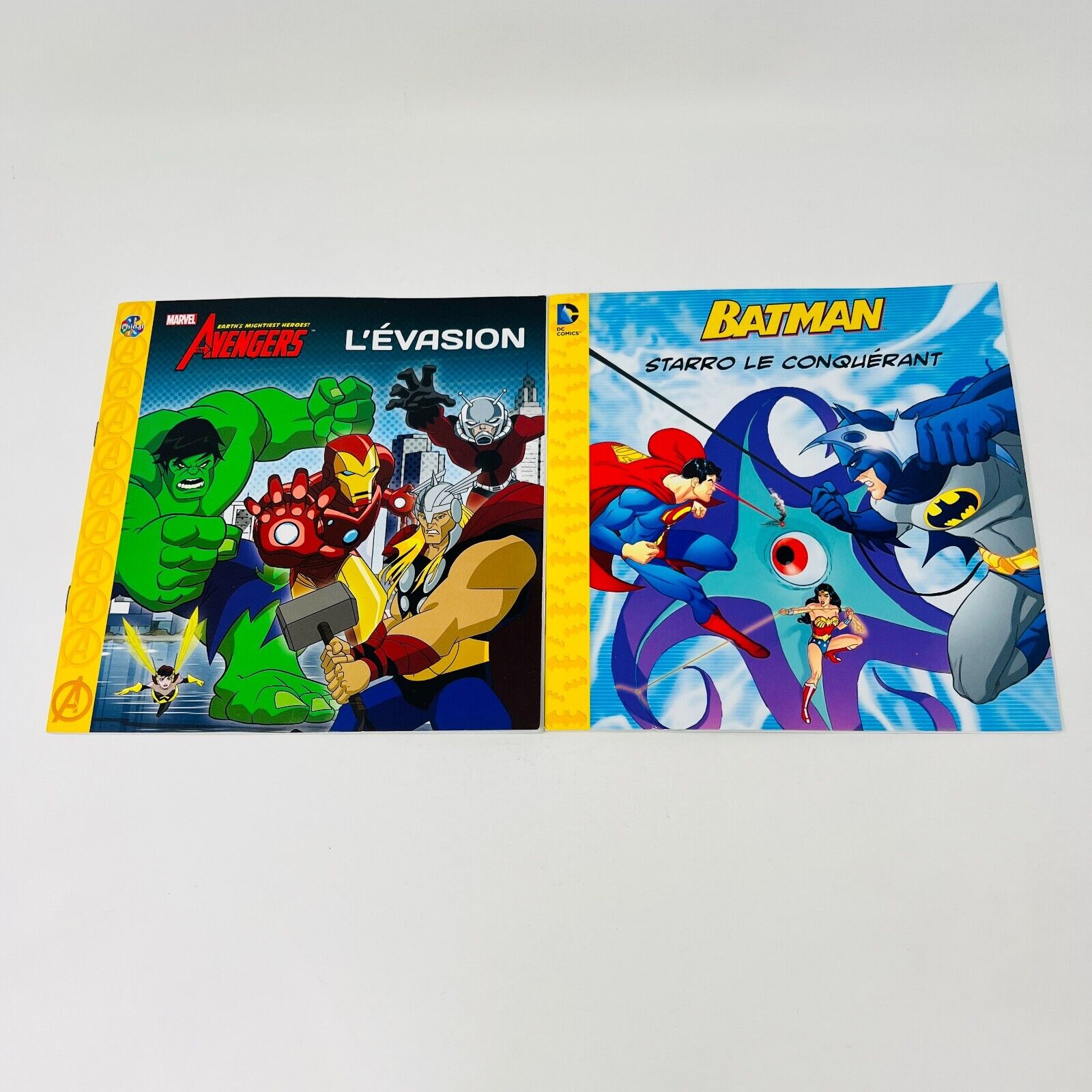 Lot de 10 Livres Phidal Jeunes Enfants Français/French Princesses/Super Héros/+