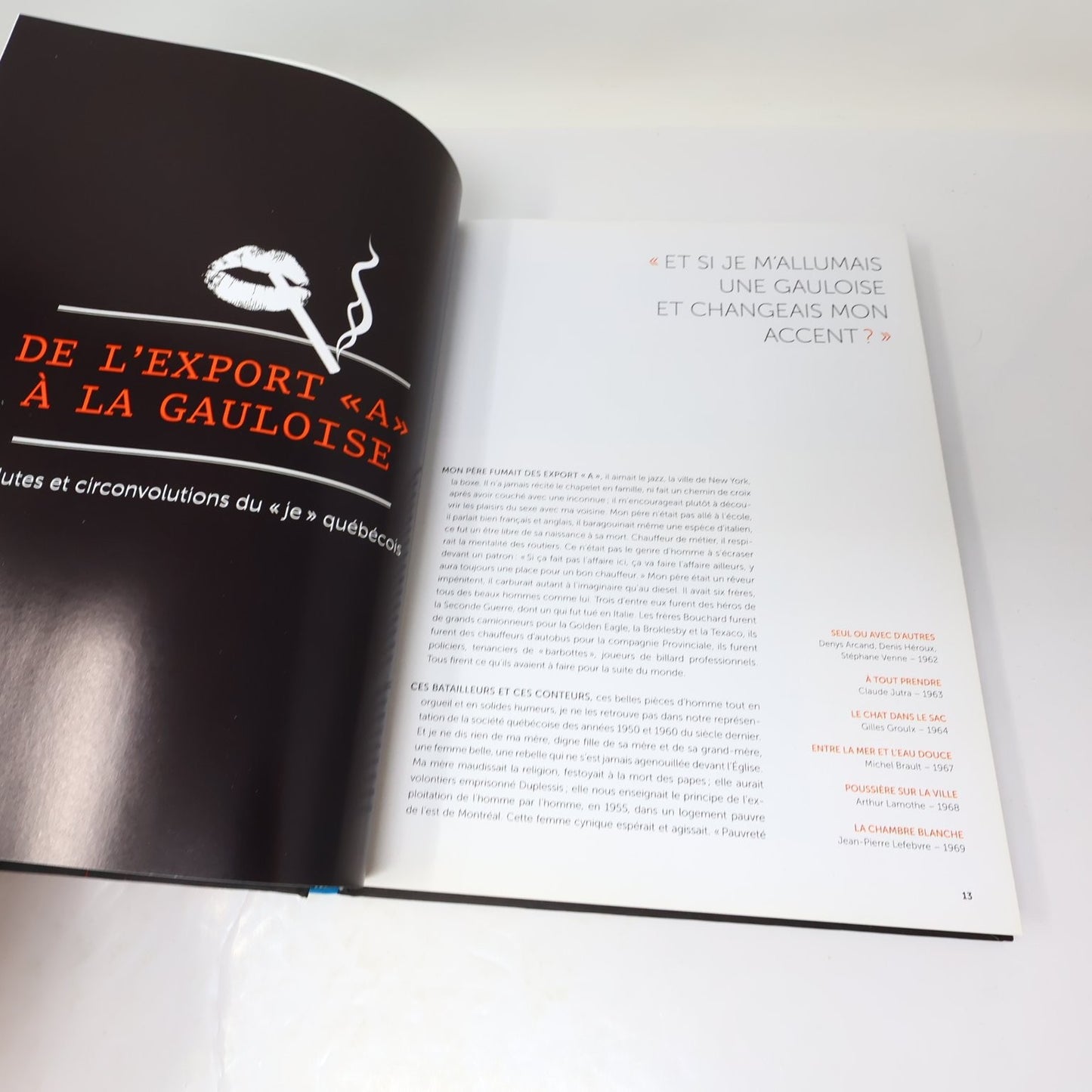 Les Images Que Nous Sommes Serge Bouchard 2013 60 Ans Cinéma Québécois Livre