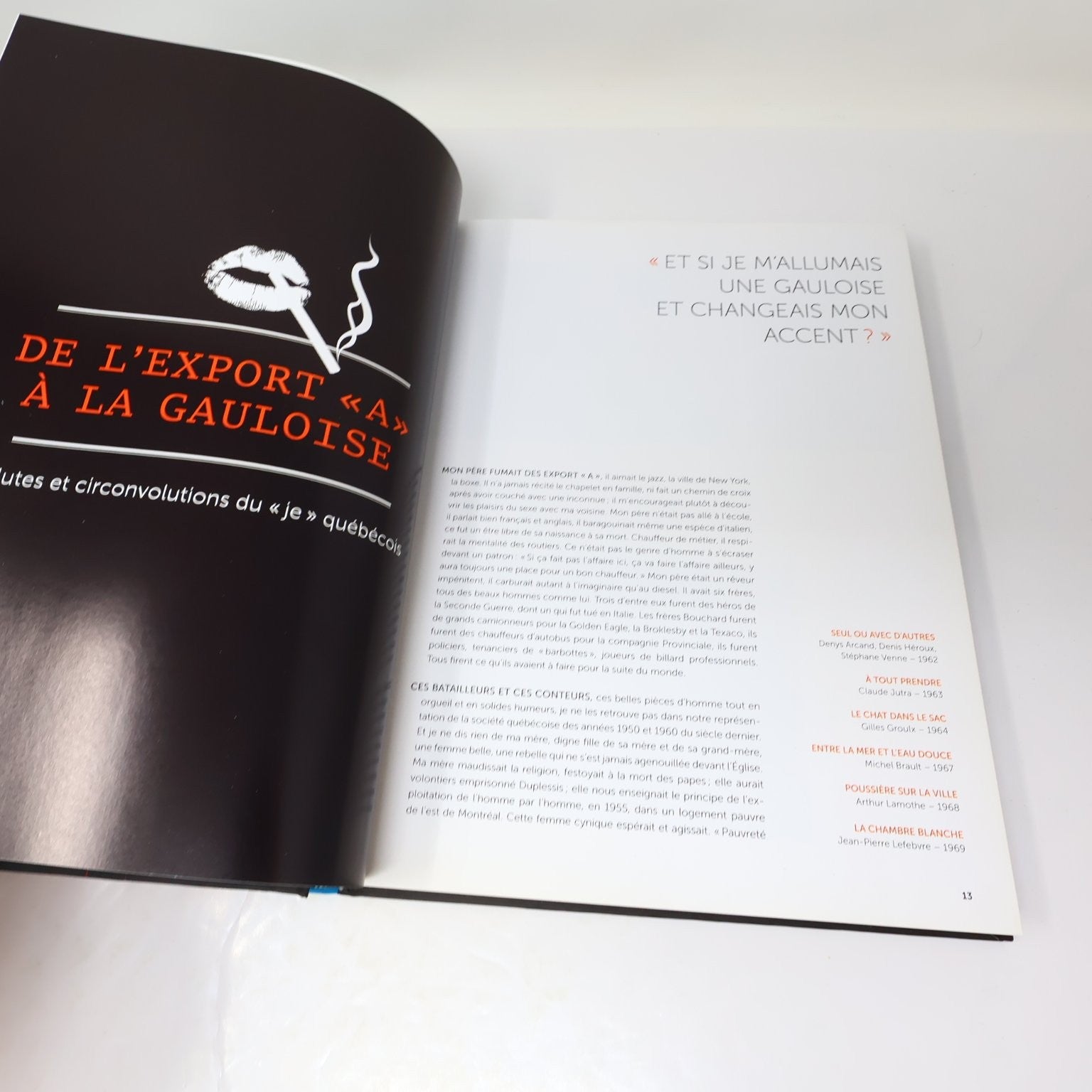 Les Images Que Nous Sommes Serge Bouchard 2013 60 Ans Cinéma Québécois Livre