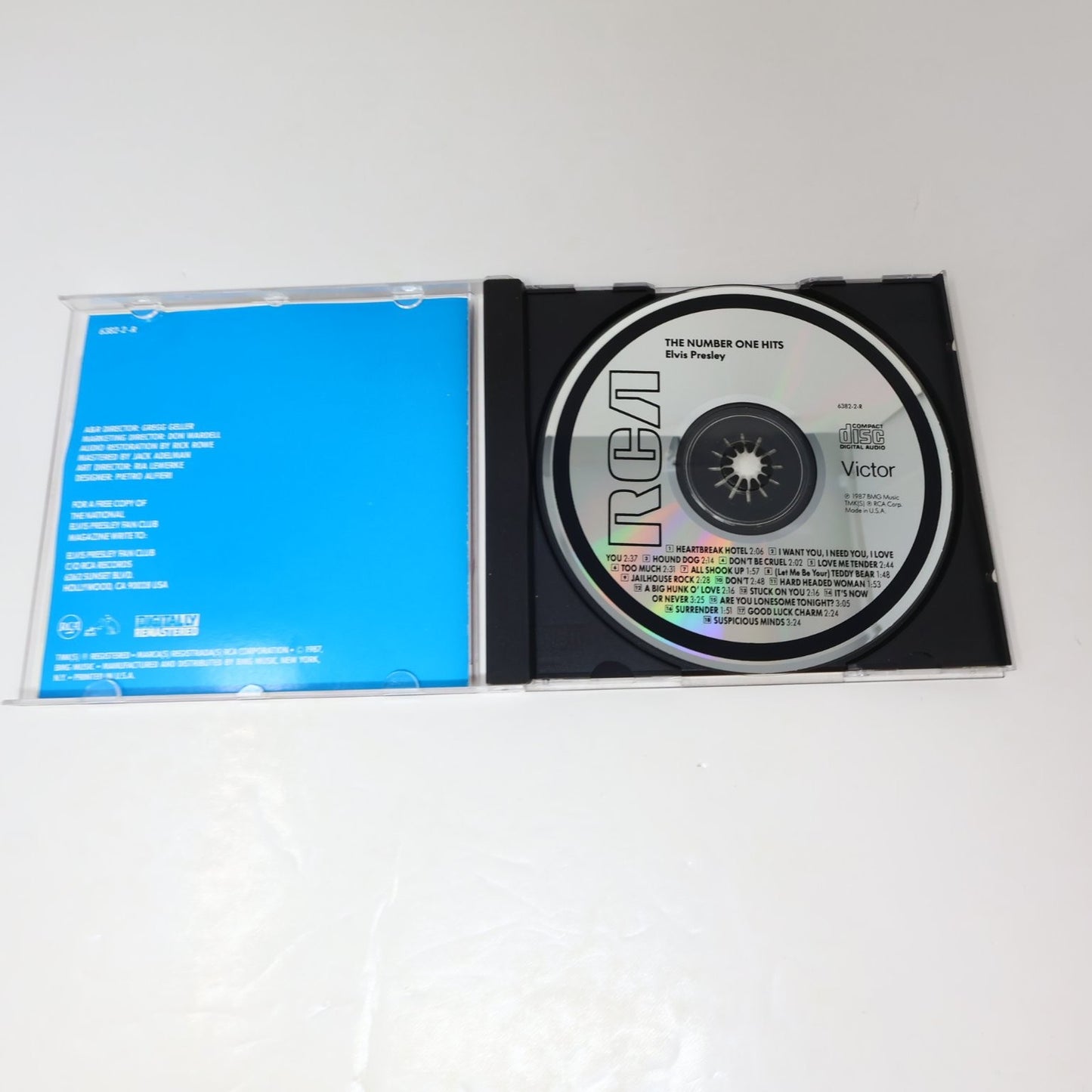 Elvis Presley - The Number One Hits CD 1987 Digitally Remastered Rock RCA