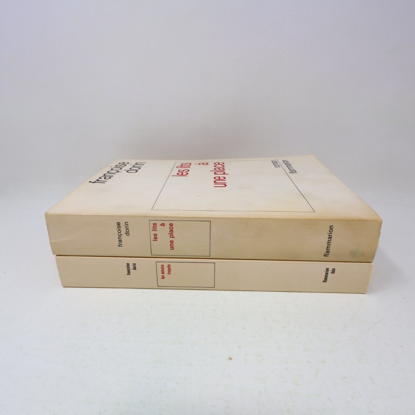Lot 2 Françoise Dorin Les Miroirs Truqués Les Lits à une Place Livres Français