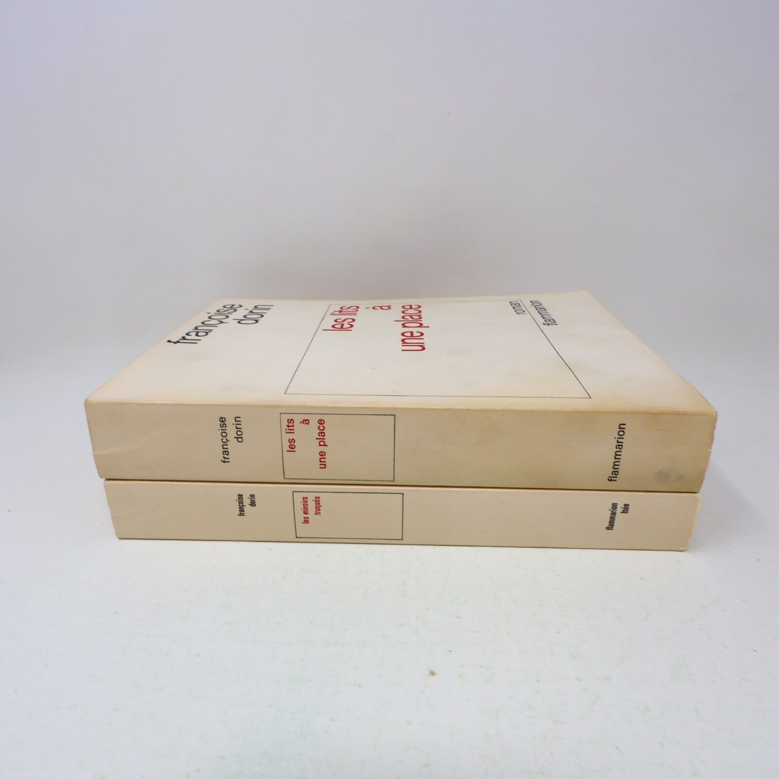 Lot 2 Françoise Dorin Les Miroirs Truqués Les Lits à une Place Livres Français